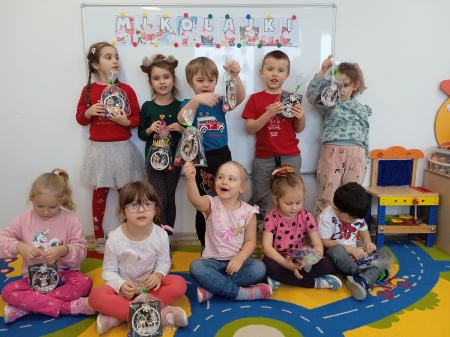 Wizyta Mikołaja w Punkcie Przedszkolnym w Ossówce