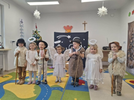 Jasełka w Punkcie Przedszkolnym w Ossówce