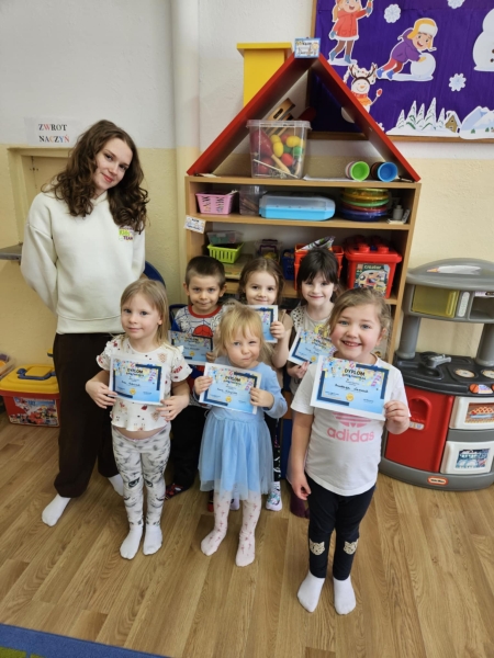 Zajęcia Akademii Kids Team w naszym przedszkolu.