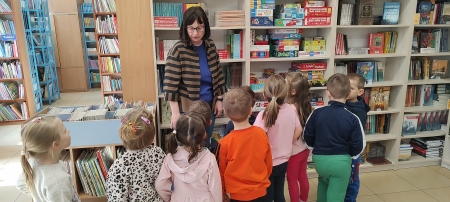 Wizyta w bibliotece szkolnej