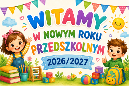 Witamy w nowym roku przedszkolnym!